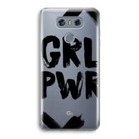 CaseCompany Girl Power #2: LG G6 Transparant Hoesje