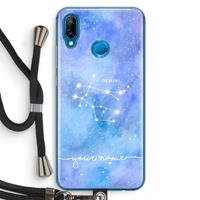 CaseCompany Sterrenbeeld - Licht: Huawei P20 Lite Transparant Hoesje met koord