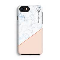 CaseCompany Marmer in stijl: iPhone 7 Tough Case