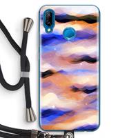 CaseCompany Donkere Wolken: Huawei P20 Lite Transparant Hoesje met koord