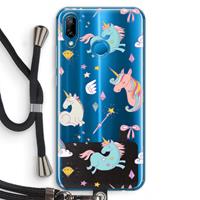 CaseCompany Fantasiewereld: Huawei P20 Lite Transparant Hoesje met koord