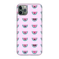 CaseCompany Smiley watermeloenprint: Volledig geprint iPhone 11 Pro Max Hoesje