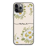 CaseCompany Daisies: iPhone 11 Pro Transparant Hoesje