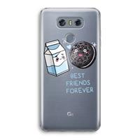CaseCompany Best Friend Forever: LG G6 Transparant Hoesje