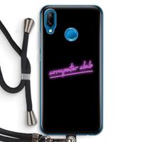 CaseCompany Vice Black: Huawei P20 Lite Transparant Hoesje met koord