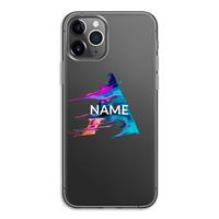 CaseCompany Abstract Spectrum: iPhone 11 Pro Transparant Hoesje
