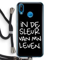 CaseCompany De Sleur: Huawei P20 Lite Transparant Hoesje met koord