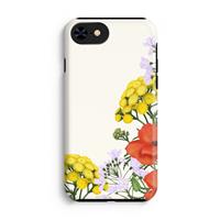 CaseCompany Wilde bloemen: iPhone 7 Tough Case