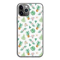 CaseCompany Ananas bladeren: iPhone 11 Pro Transparant Hoesje