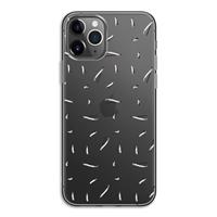 CaseCompany Hipster stripes: iPhone 11 Pro Transparant Hoesje