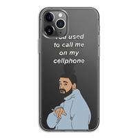 CaseCompany Hotline bling: iPhone 11 Pro Transparant Hoesje