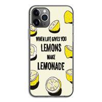 CaseCompany Lemonade: iPhone 11 Pro Transparant Hoesje