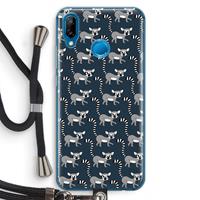 CaseCompany Makis: Huawei P20 Lite Transparant Hoesje met koord