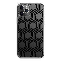 CaseCompany Geometrisch patroon: iPhone 11 Pro Transparant Hoesje