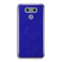 CaseCompany Majorelle Blue: LG G6 Transparant Hoesje