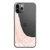 CaseCompany Peach bath: iPhone 11 Pro Transparant Hoesje