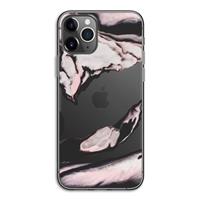 CaseCompany Roze stroom: iPhone 11 Pro Transparant Hoesje
