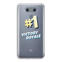 CaseCompany Victory Royale: LG G6 Transparant Hoesje