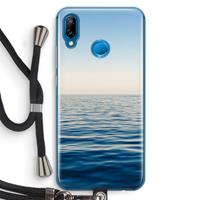 CaseCompany Water horizon: Huawei P20 Lite Transparant Hoesje met koord