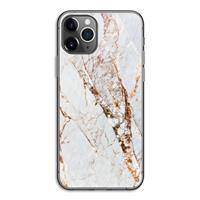 CaseCompany Goud marmer: iPhone 11 Pro Transparant Hoesje