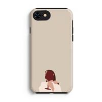 CaseCompany I drink wine: iPhone 7 Tough Case