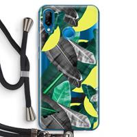 CaseCompany Fantasie jungle: Huawei P20 Lite Transparant Hoesje met koord