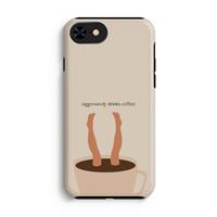 CaseCompany Aggressively drinks coffee: iPhone 7 Tough Case