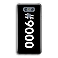 CaseCompany 9000: LG G6 Transparant Hoesje