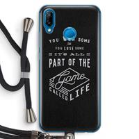 CaseCompany Life: Huawei P20 Lite Transparant Hoesje met koord