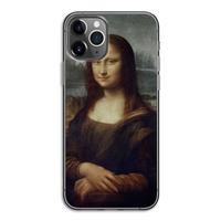 CaseCompany Mona Lisa: iPhone 11 Pro Transparant Hoesje
