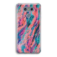 CaseCompany Electric Times: LG G6 Transparant Hoesje