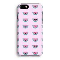 CaseCompany Smiley watermeloenprint: iPhone 7 Tough Case