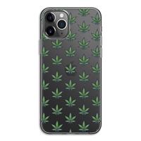 CaseCompany Weed: iPhone 11 Pro Transparant Hoesje