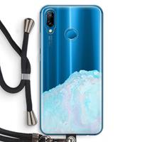 CaseCompany Fantasie pastel: Huawei P20 Lite Transparant Hoesje met koord