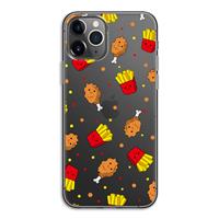 CaseCompany Chicken 'n Fries: iPhone 11 Pro Transparant Hoesje