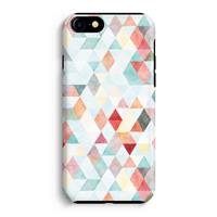 CaseCompany Gekleurde driehoekjes pastel: iPhone 7 Tough Case