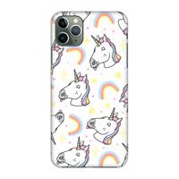 CaseCompany Rainbow Unicorn: Volledig geprint iPhone 11 Pro Max Hoesje