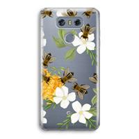 CaseCompany No flowers without bees: LG G6 Transparant Hoesje