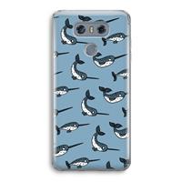 CaseCompany Narwhal: LG G6 Transparant Hoesje
