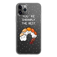 CaseCompany You're Shrimply The Best: iPhone 11 Pro Transparant Hoesje