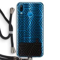 CaseCompany Magic pattern: Huawei P20 Lite Transparant Hoesje met koord