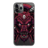 CaseCompany Hell Hound and Serpents: iPhone 11 Pro Transparant Hoesje