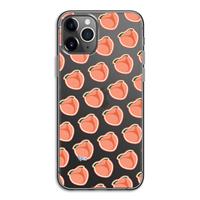 CaseCompany Just peachy: iPhone 11 Pro Transparant Hoesje