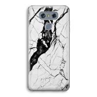 CaseCompany Witte marmer 2: LG G6 Transparant Hoesje