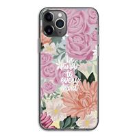 CaseCompany Kindness matters: iPhone 11 Pro Transparant Hoesje