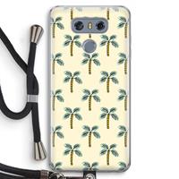 CaseCompany Paradise: LG G6 Transparant Hoesje met koord