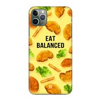 CaseCompany Eat Balanced: Volledig geprint iPhone 11 Pro Max Hoesje