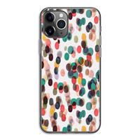 CaseCompany Tropical Dots: iPhone 11 Pro Transparant Hoesje