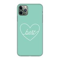 CaseCompany Best heart pastel: Volledig geprint iPhone 11 Pro Max Hoesje