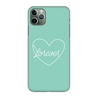 CaseCompany Forever heart pastel: Volledig geprint iPhone 11 Pro Max Hoesje